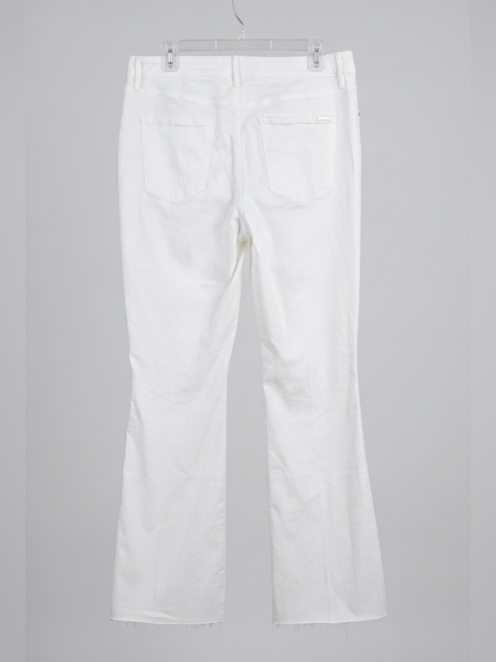 White House Black Market High-Rise White Bootcut Jeans Size 10 Tall - Picture 3 of 4